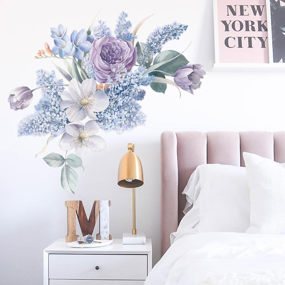 Purple Flowers Wall Sticker