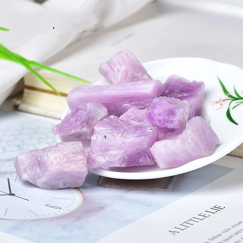 Purple Kunzite Raw Stone