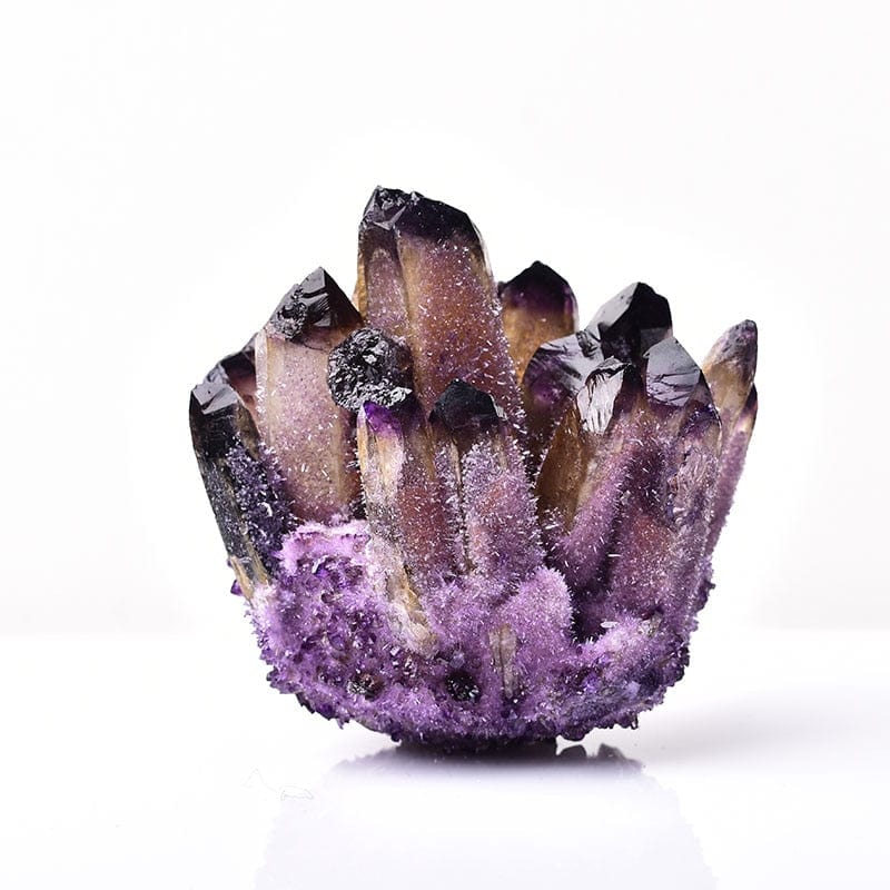 Purple Phantom Quartz Cluster Crystal