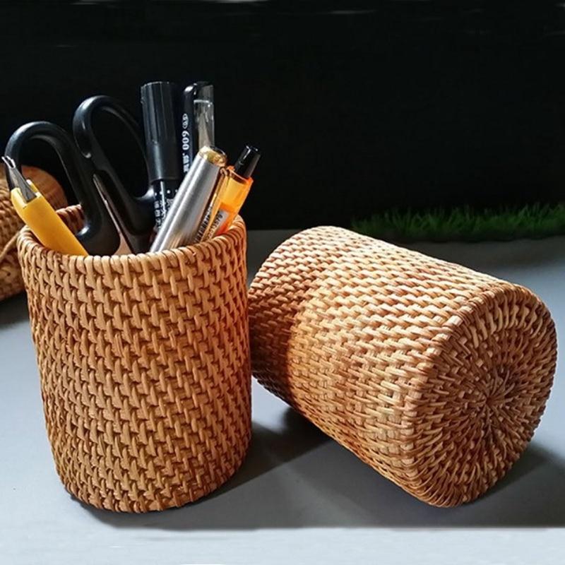 Rattan Bucket Organizer
