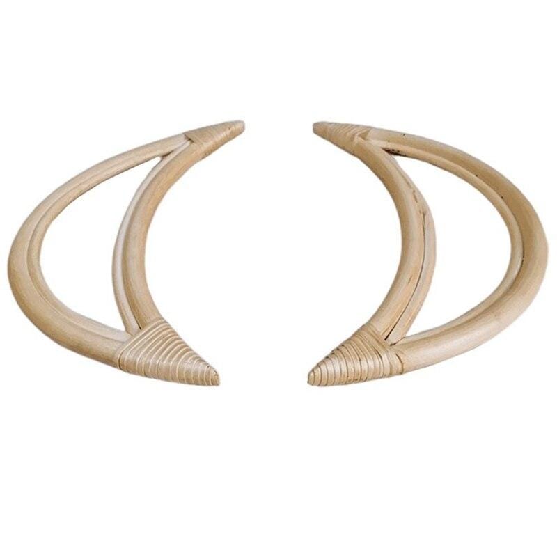 Rattan Moonphase Mirror Set