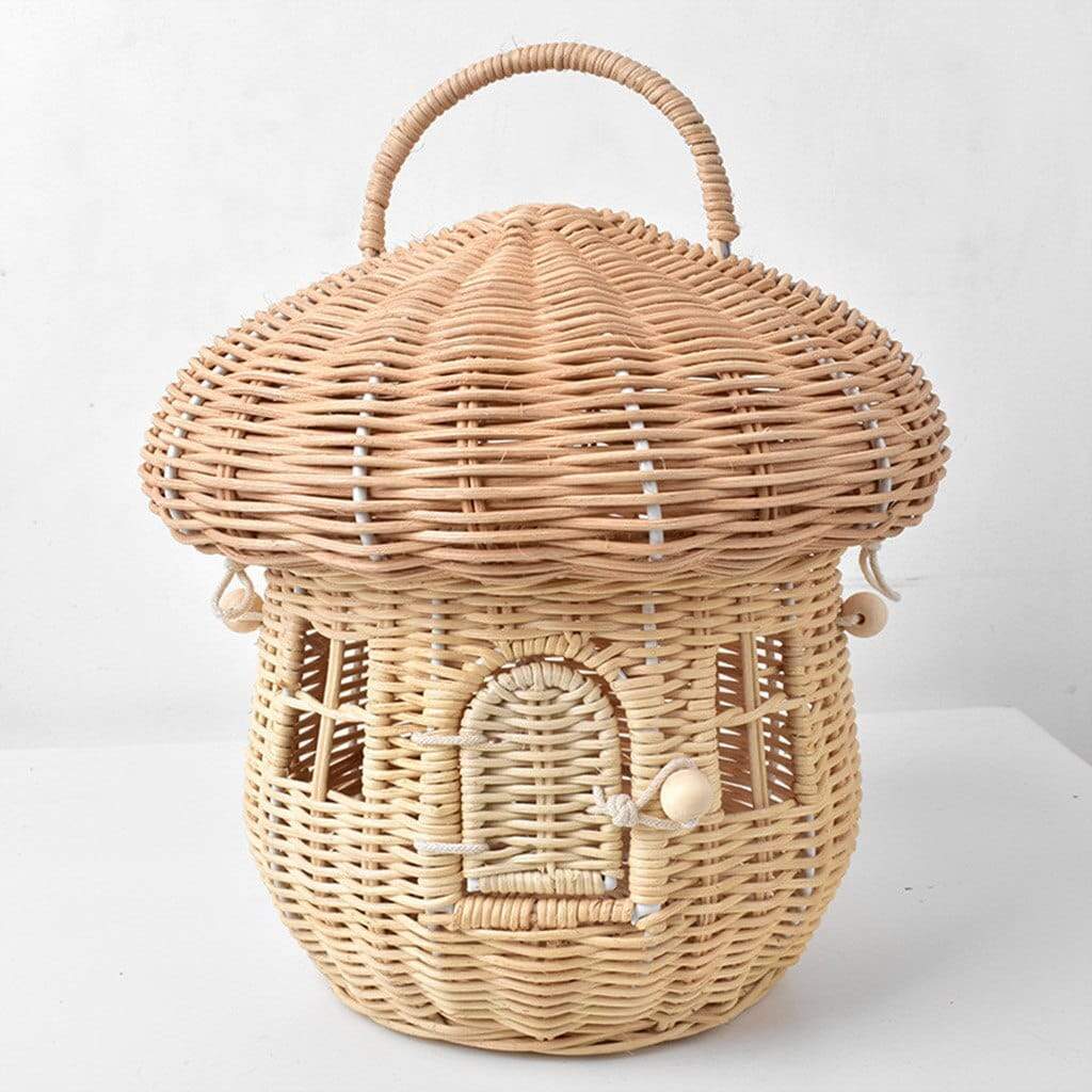 Rattan Mushroom Basket