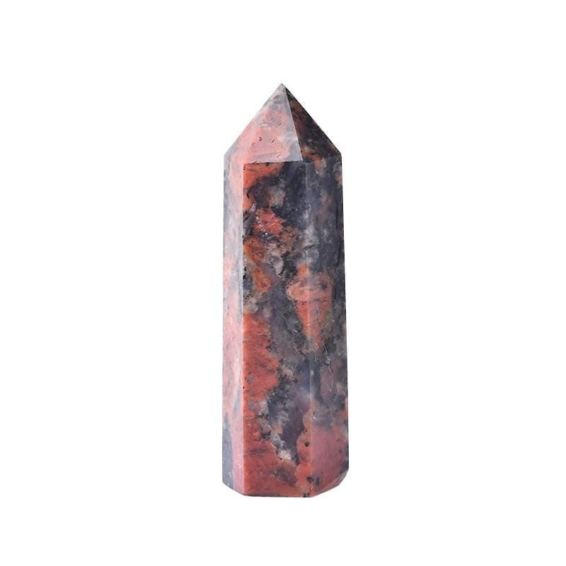 Red Labradorite Crystal Point