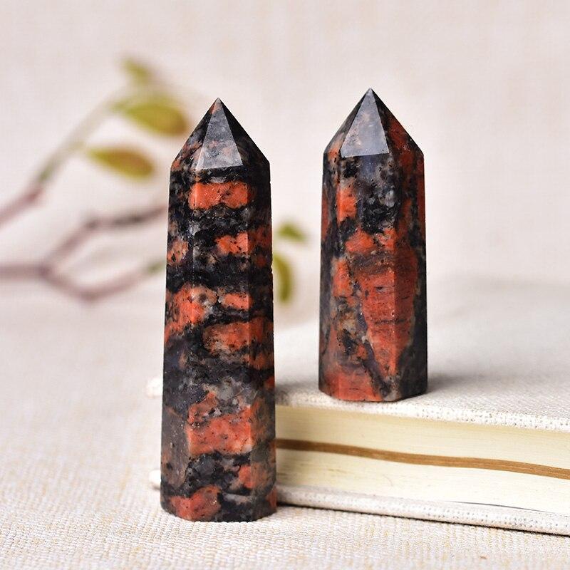 Red Labradorite Crystal Point