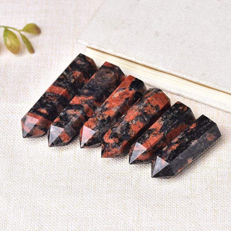 Red Labradorite Crystal Point