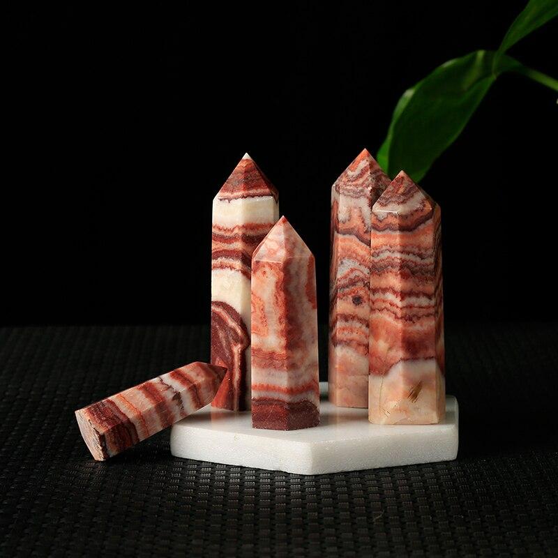 Rhodochrosite Crystal Point Tower