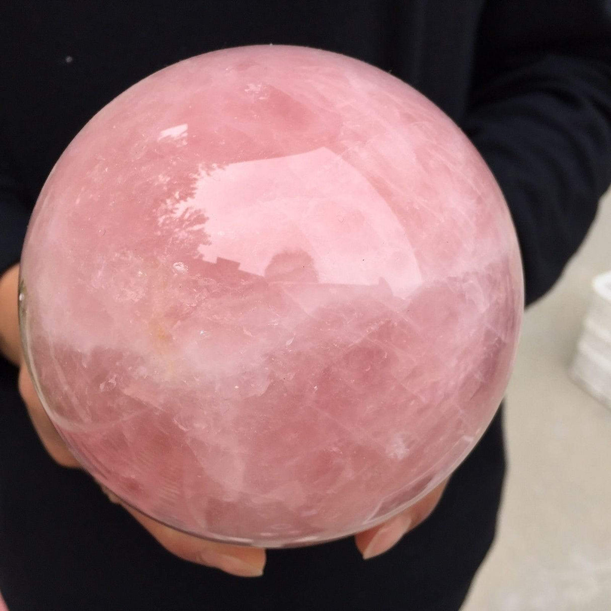 Rose Quartz Sphere Crystal
