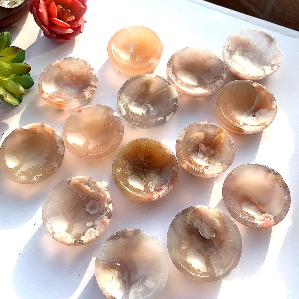 Sakura Flower Agate Bowl