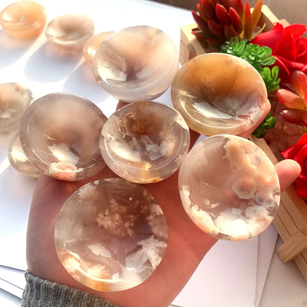 Sakura Flower Agate Bowl