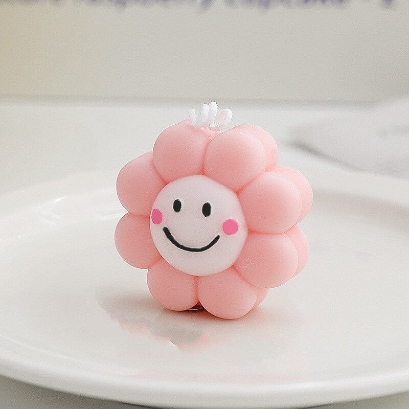 Smiley Flower Scented Candles