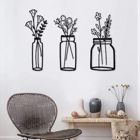 Spring Flowers in a Vase Wall Decor