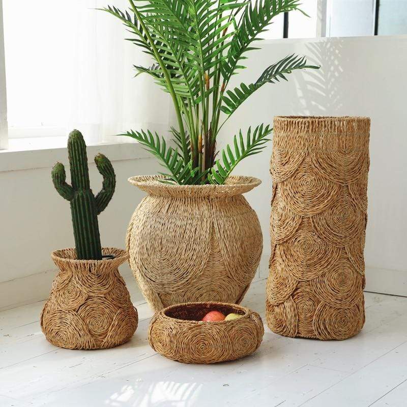 Straw Storage Baskets