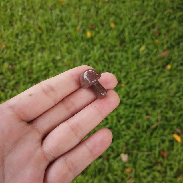 Natural Stone Mini Mushrooms