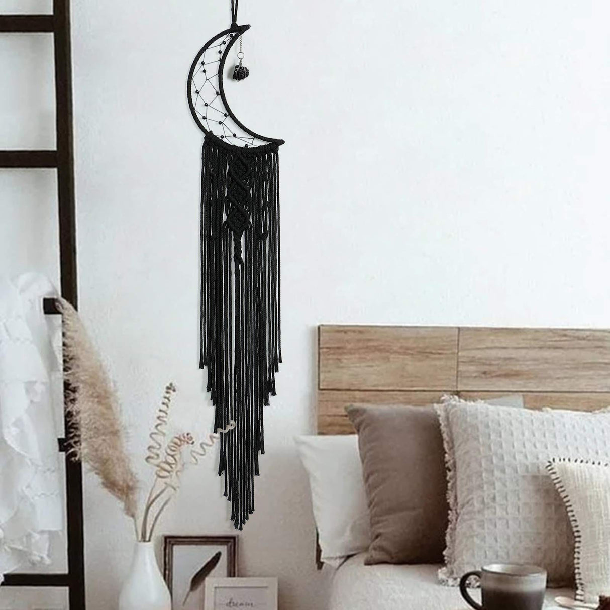 Sun And Moon Black Dream Catcher
