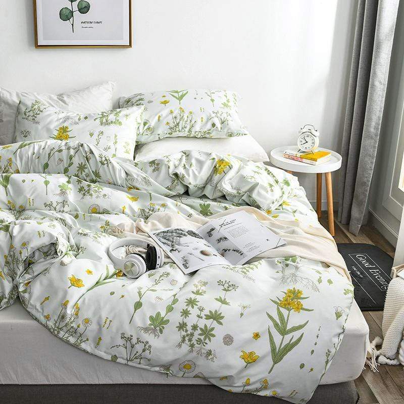 Super Soft Floral Pattern Duvet Cover Set