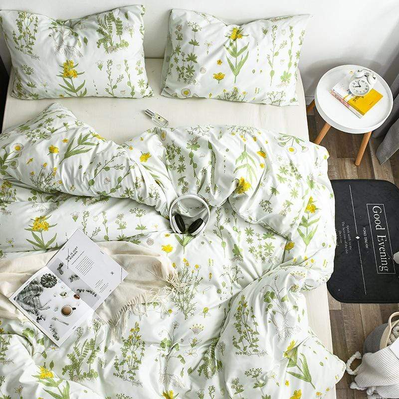 Super Soft Floral Pattern Duvet Cover Set