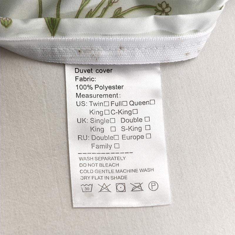 Super Soft Floral Pattern Duvet Cover Set