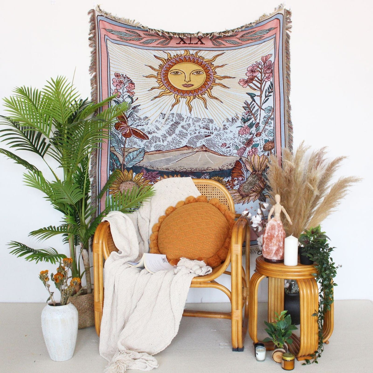 Tarot Card Throw Blanket