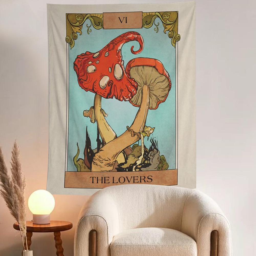 The Lovers Tarot Card Tapestry