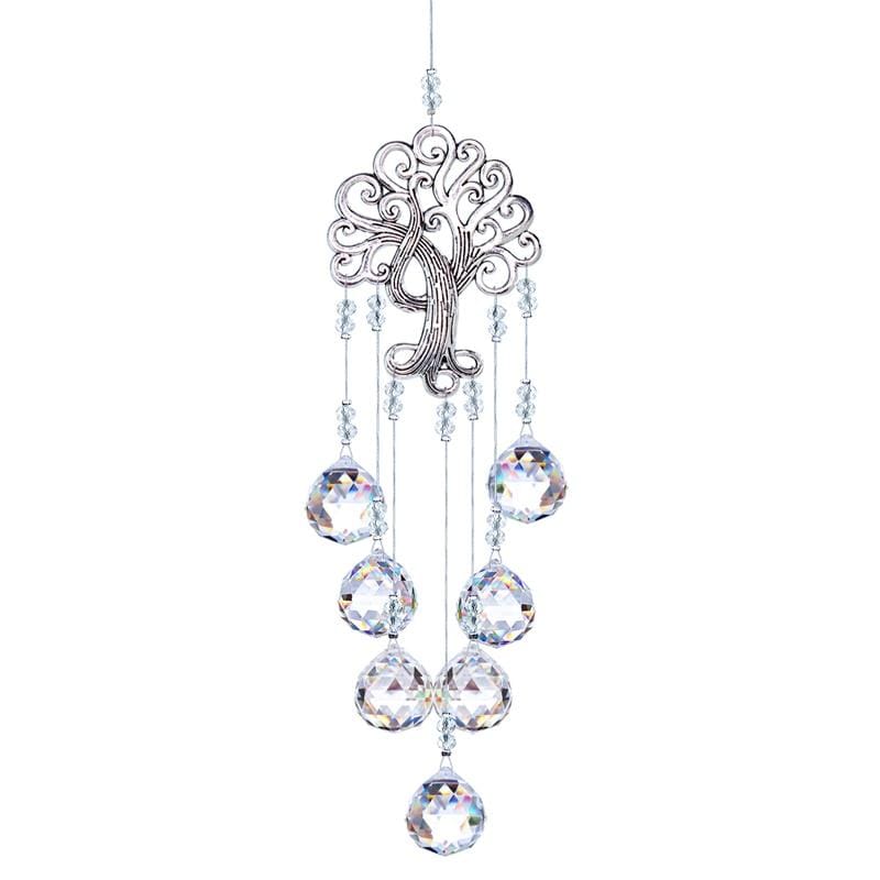 Tree Of Life Hanging Crystal Suncatcher