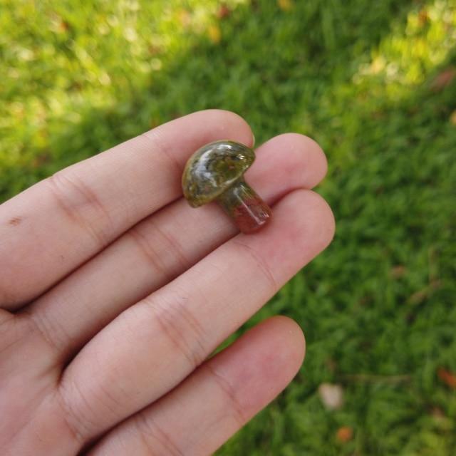 Natural Stone Mini Mushrooms