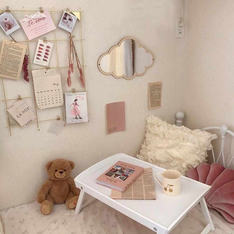 Wooden Cloud Mirror