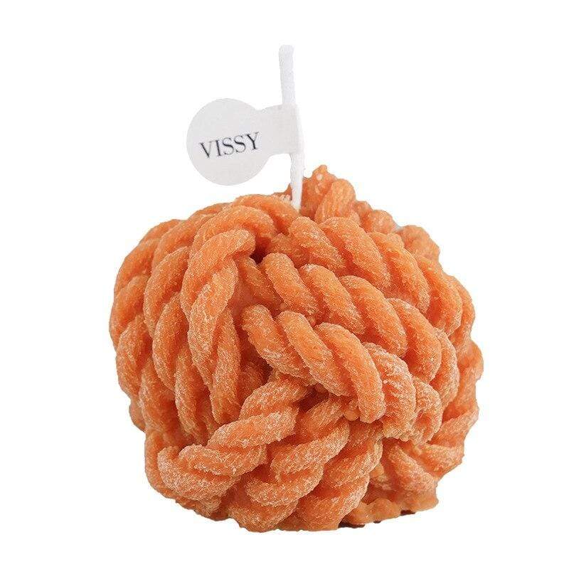 Wool Ball Scented Candles