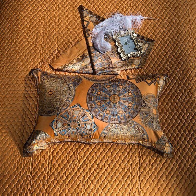 Wynn Luxury Gold Duvet Cover & Shams 600tc