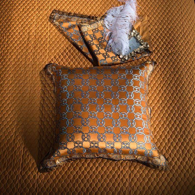 Wynn Luxury Gold Duvet Cover & Shams 600tc