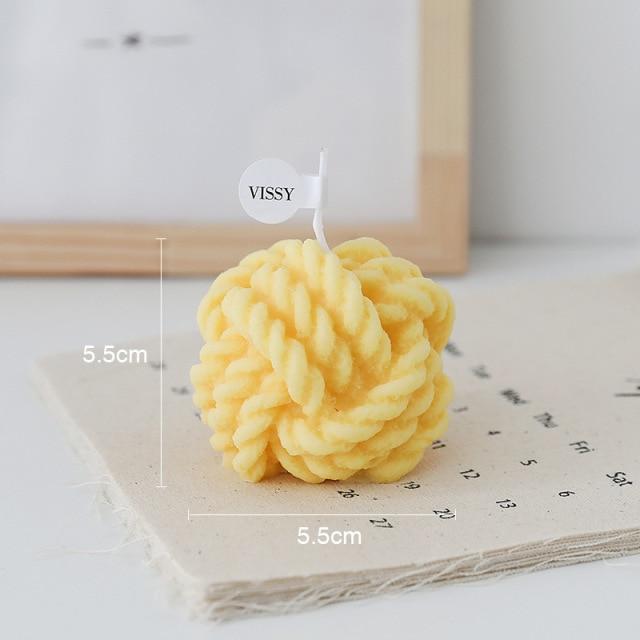 Wool Ball Scented Candles
