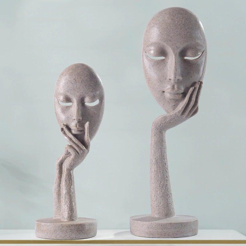 Woman in Thought Statues