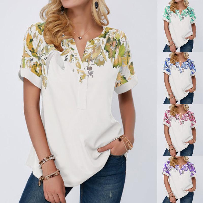 2021 Summer New Print Short Sleeve T-Shirt