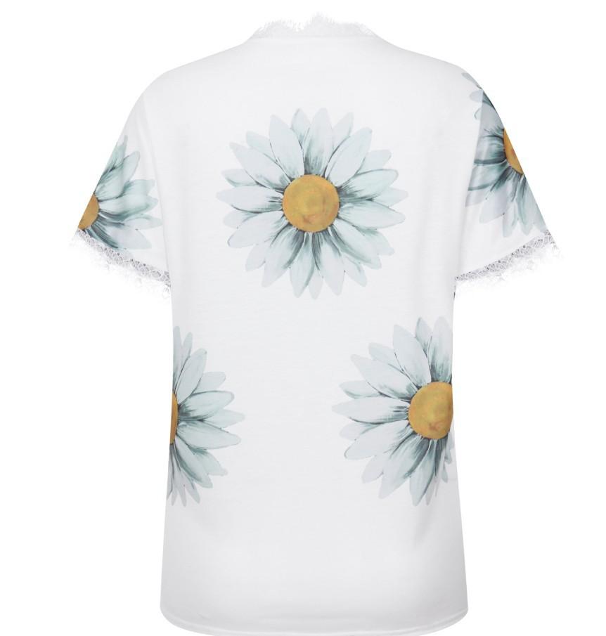 2021 Chrysanthemum Lace T-Shirt