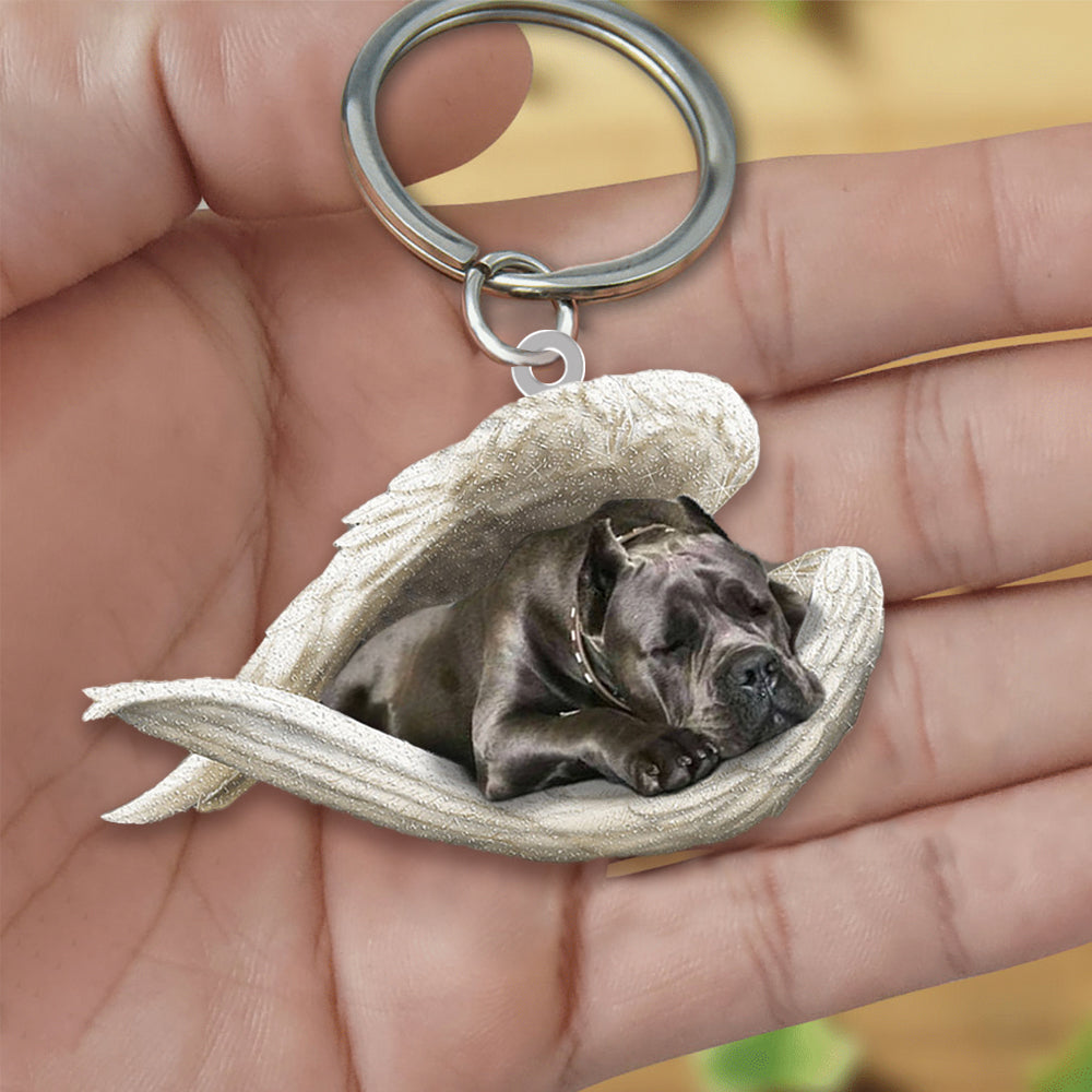 Cane corso Sleeping Angel Acrylic Keychain