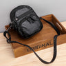 Casual soft leather solid color large capacity shoulder bag