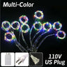 AC110V 300LED Curtain Fairy String Light Window Christmas Wedding Party Decor Lamp US Plug