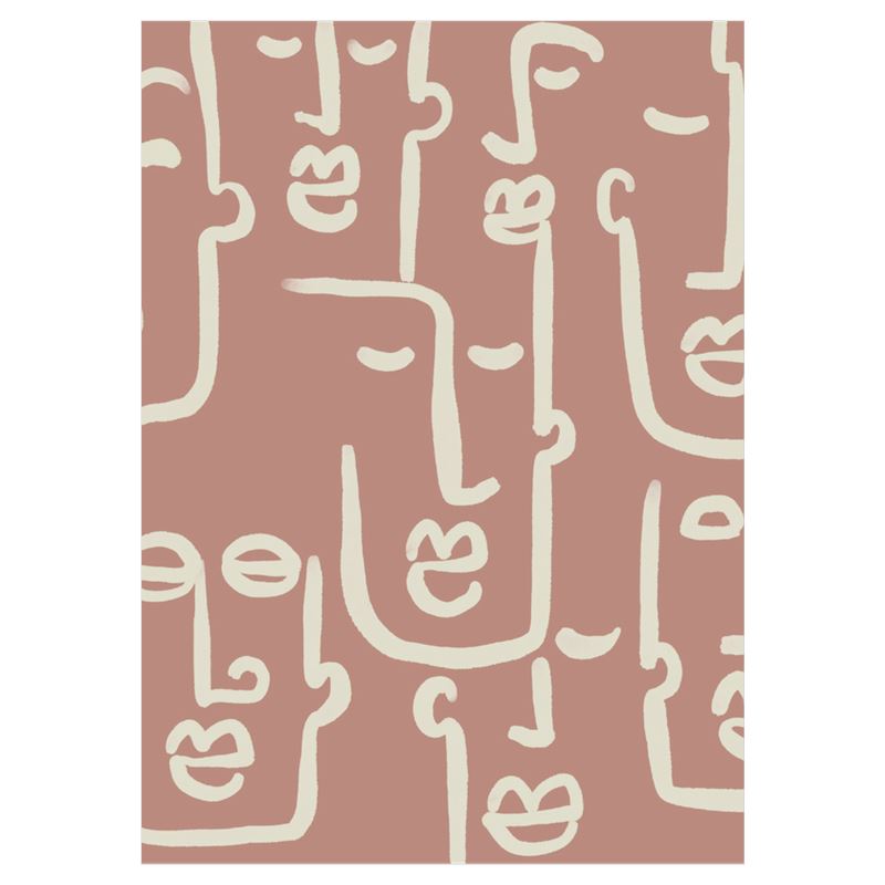 Abstract Faces Wall Art