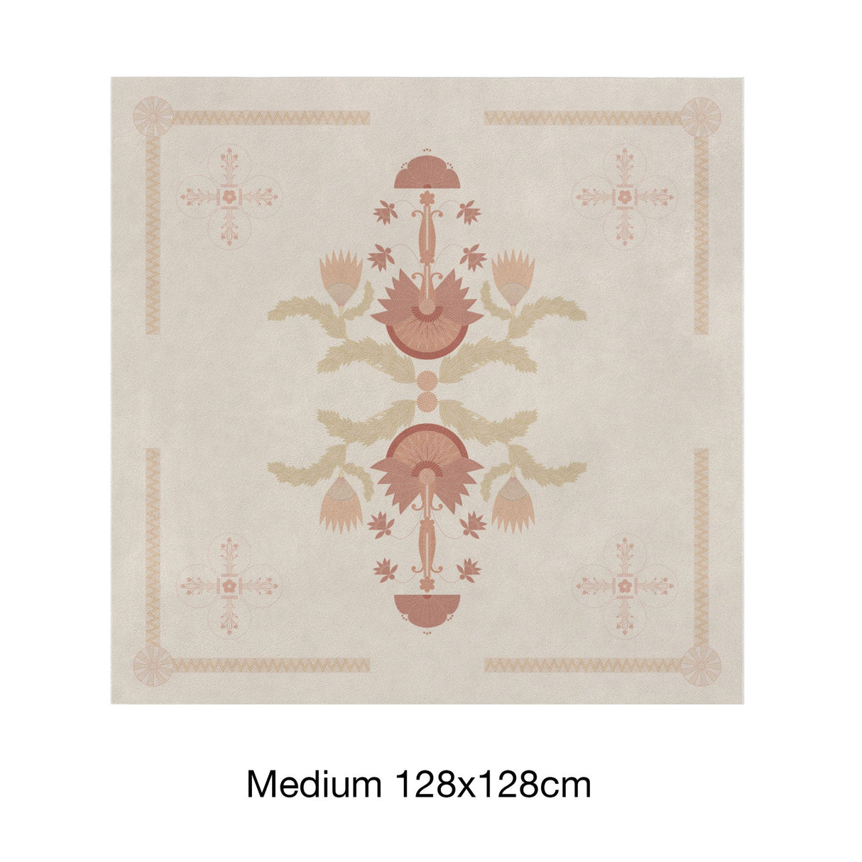 Asian Pond Bloom Ivory Rug