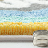 Feblilac Little Rocket Tufted Bath Mat