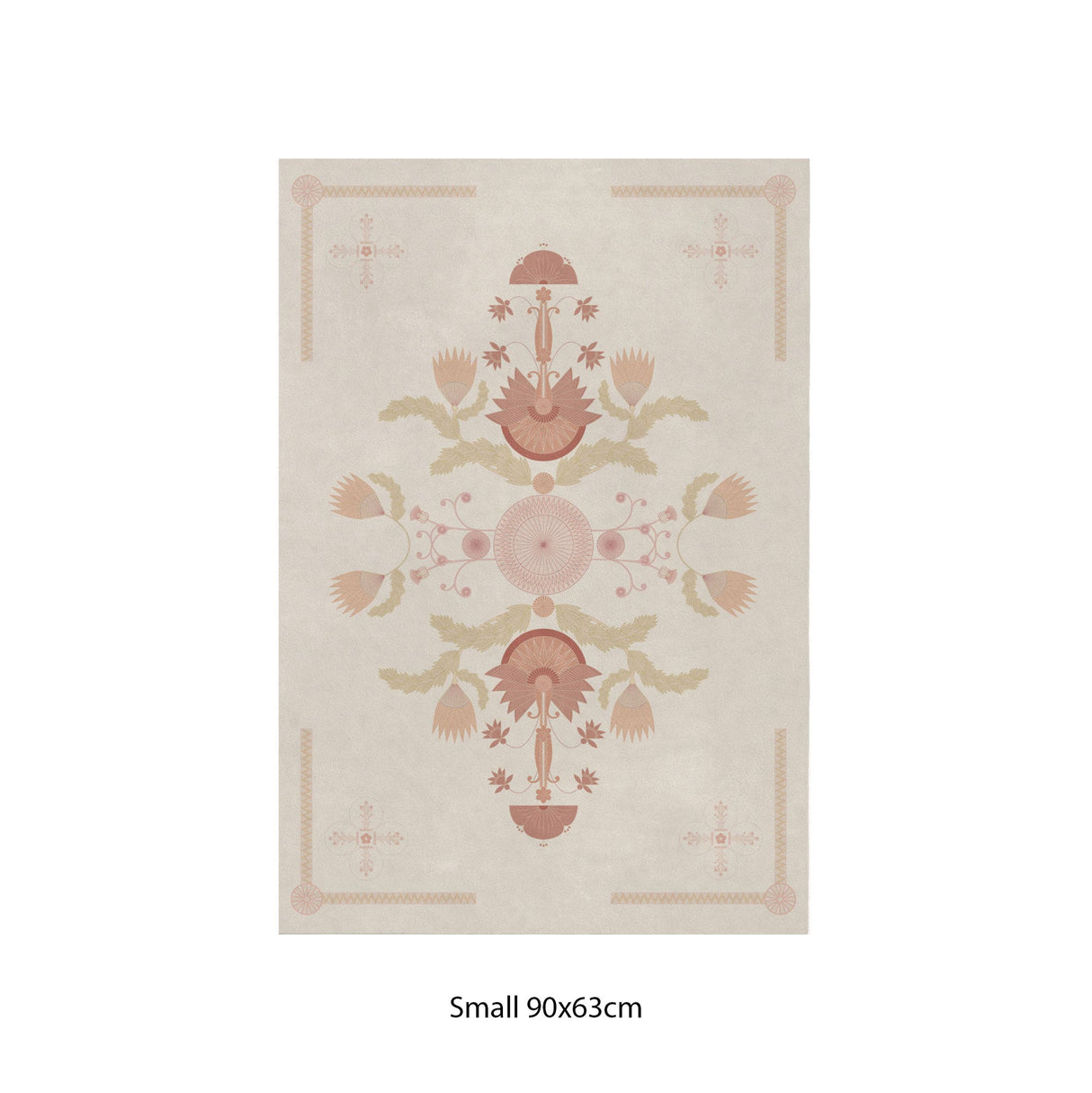 Asian Pond Bloom Ivory Rug