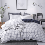 3/4Pcs Bedding Sets Linen Simple Design Bed Sheet Duvet Cover Pillow Case Sets for Home