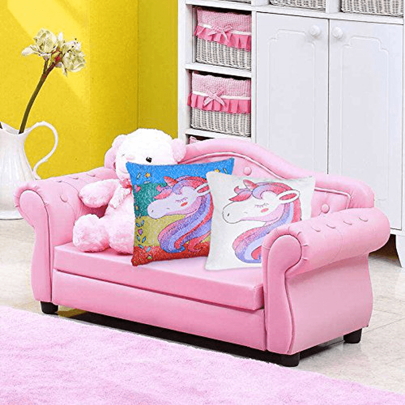 Rainbow Sequins Unicorn Cushion Cover 40X40Cm Decorative Mermaid Pillow Case for Sofa Reversible Pi