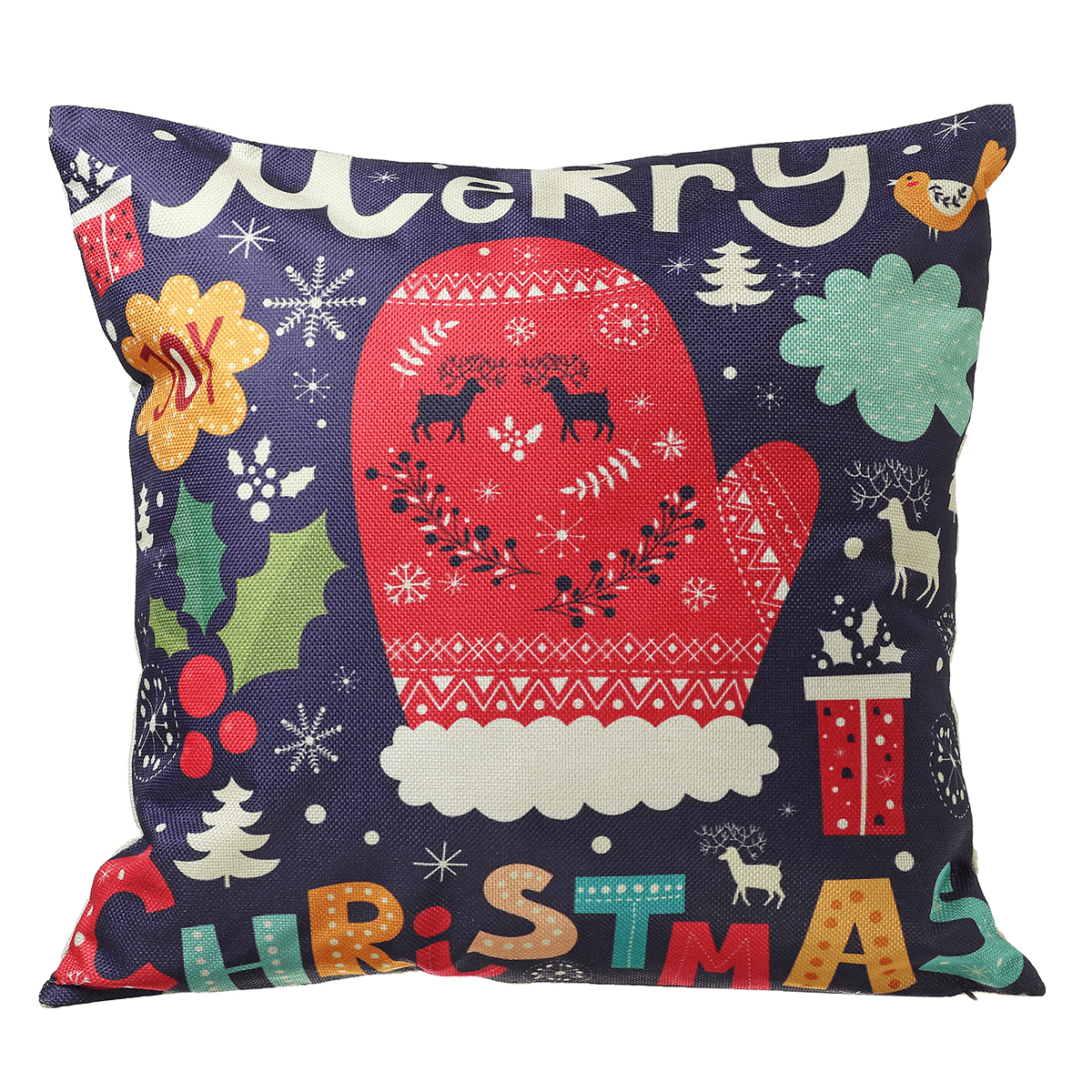 45*45Cm Christmas Cushion Cover Decorative Sofa Pillow Cover Case Seat Car Home Decor Throw Pillowcase for Home 2020 Christmas Decoration