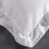 3PCS Super Soft Polyster Bedding Sets Satin Faux Silk Duvet Cover Pillowcase for Home Hotel