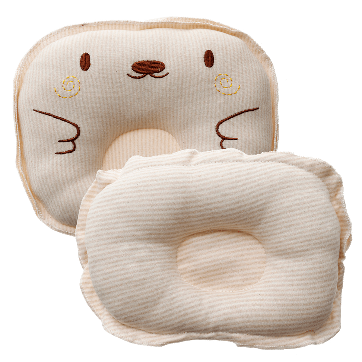 Baby Infant Newborn Memory Foam Pillow Prevent Flat Head Positioner Soft