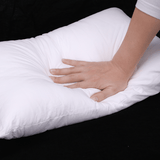 1 Piece White Soft FEATHER FABRIC Fill Bedding Pillow Inner Core