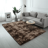 3 SIZE Pad Dyed Gradient Silk Wool Carpet Super Soft Rug Indoor Modern Shag Area Rug Silky Rugs Bedroom Floor Mat Baby Nursery Rug Children Carpet for Living Room