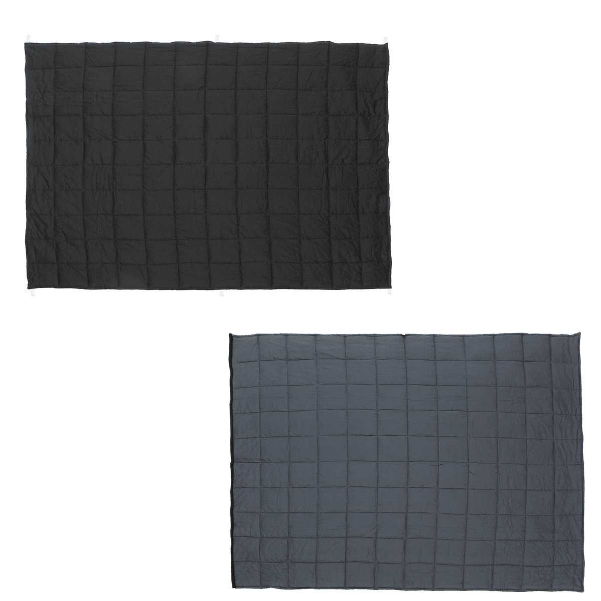 100X150Cm Weighted Cotton Blanket Heavy Sensory Relax 4.5 / 7 / 9.5Kg Black Blankets