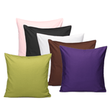 Cotton Pillow Case Solid Color Cushion Cover Throw Home Sofa Decoration 45X45Cm