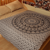 Indian Mandala Wall Hanging Tapestry Bedspread Throw Mat Gypsy Home Decor